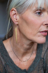 Long Bit Spear Earrings
