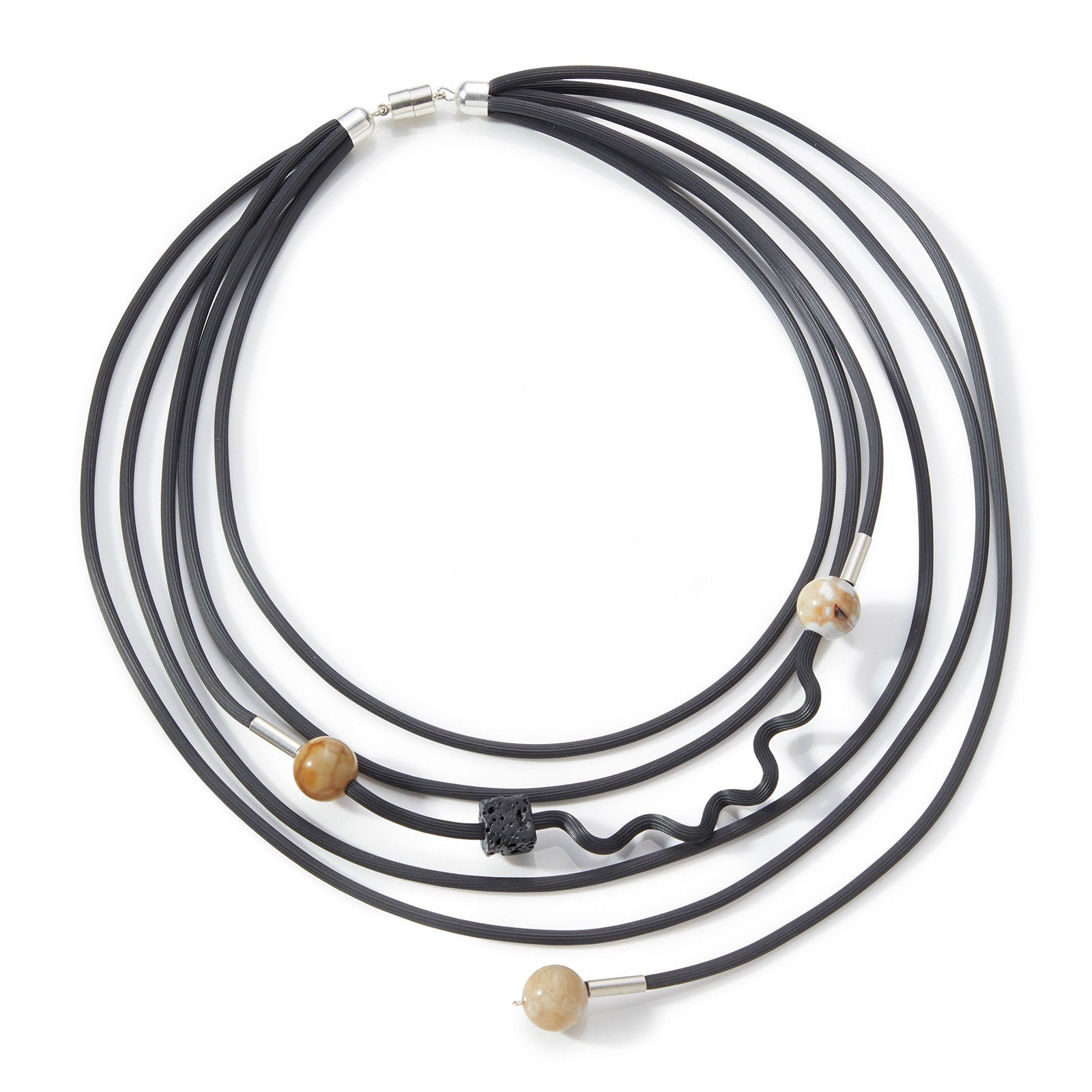 Agate & Lava Necklace