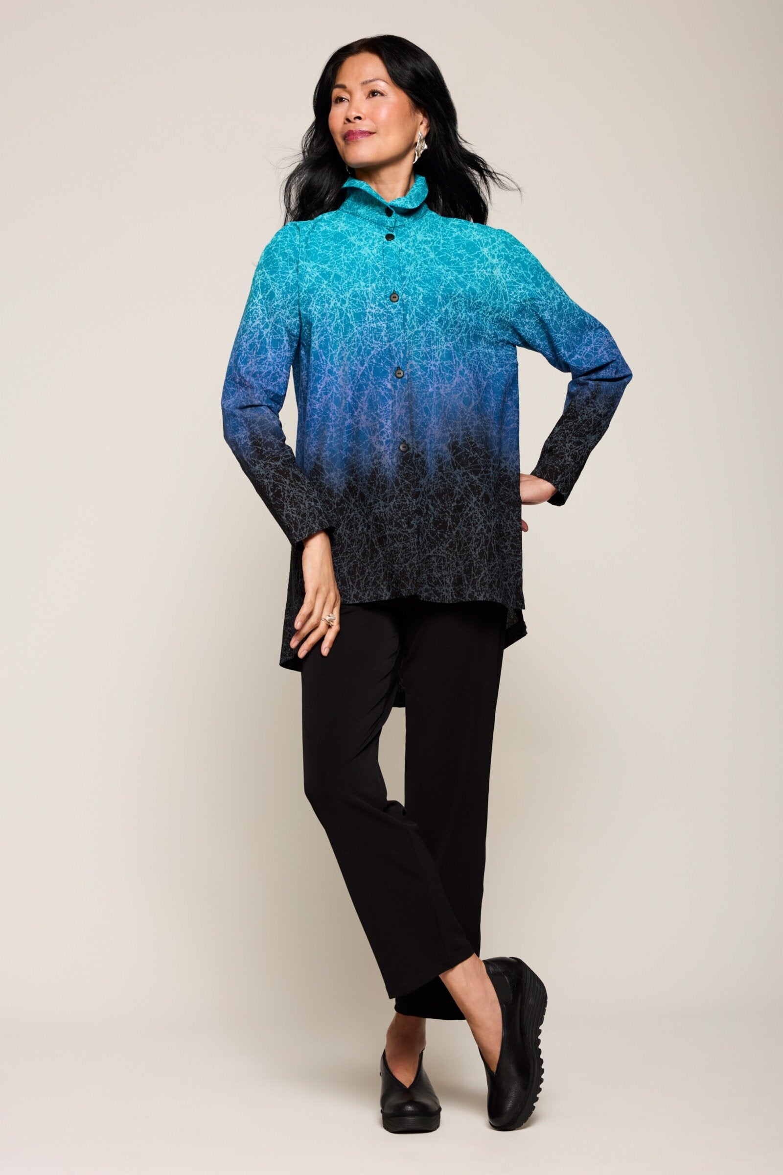 Blue/Black Ombre