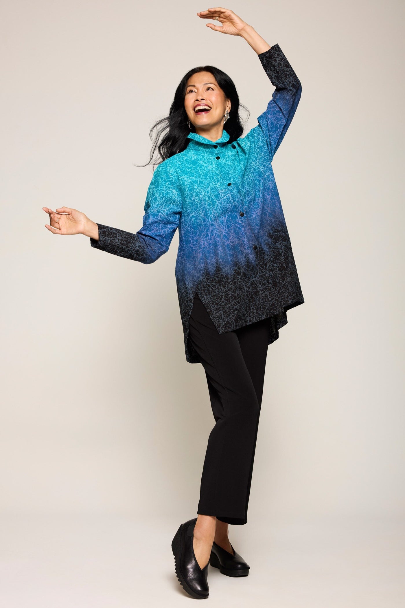 Blue/Black Ombre