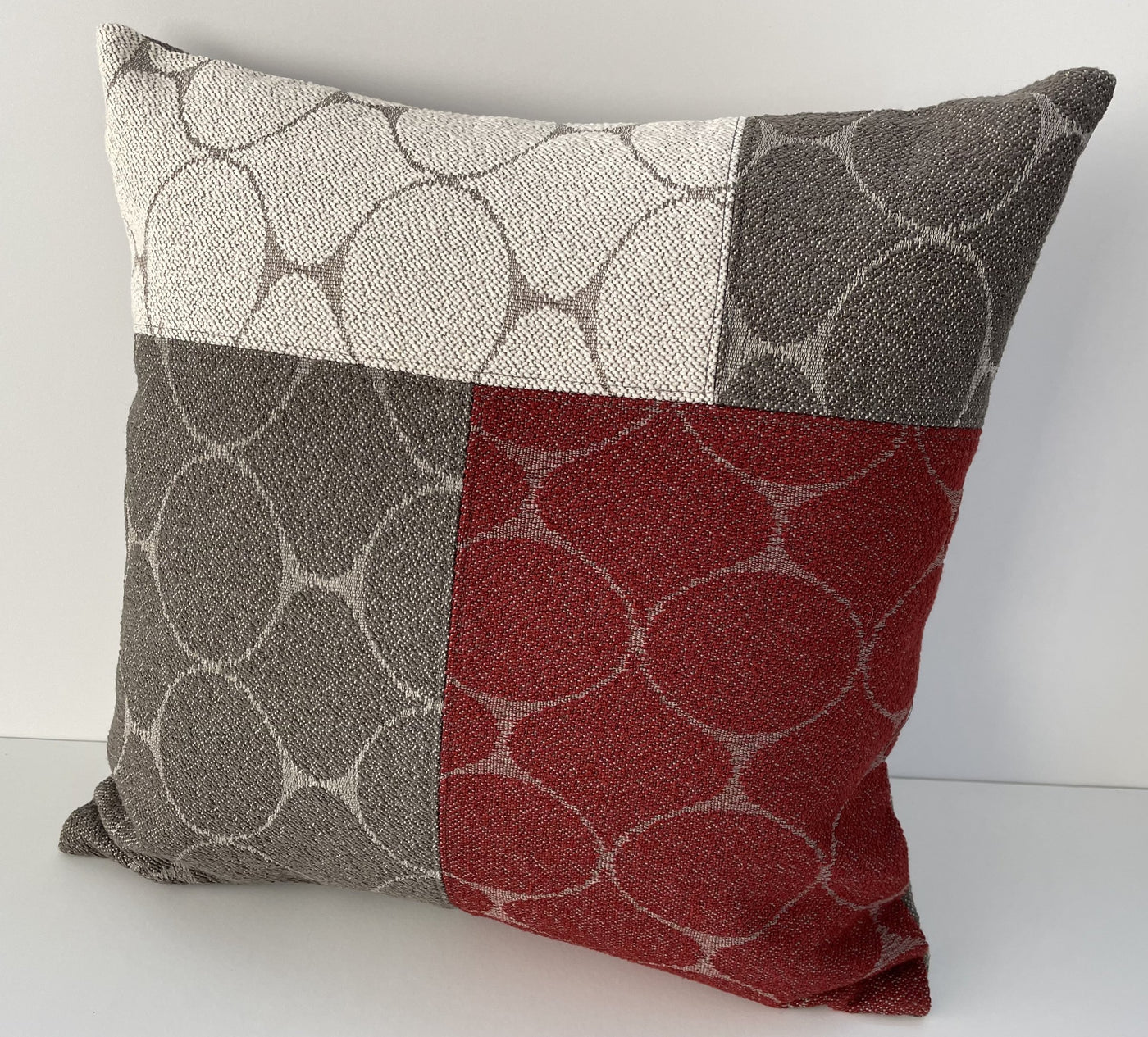 Tri Color Reversible Pillow
