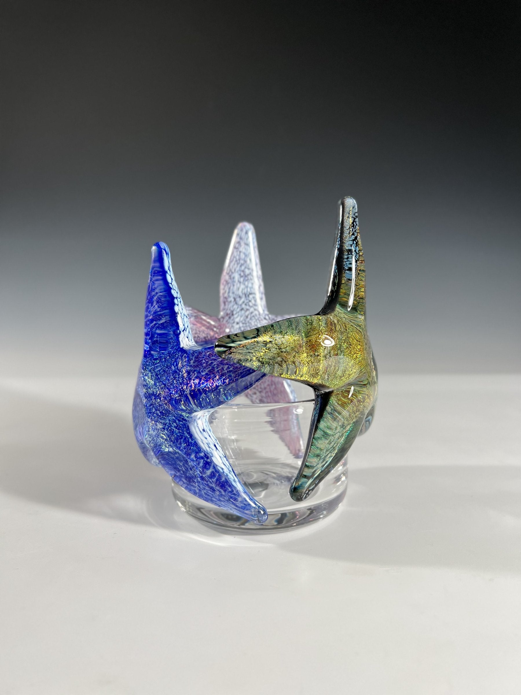 Dichroic Starfish Votive