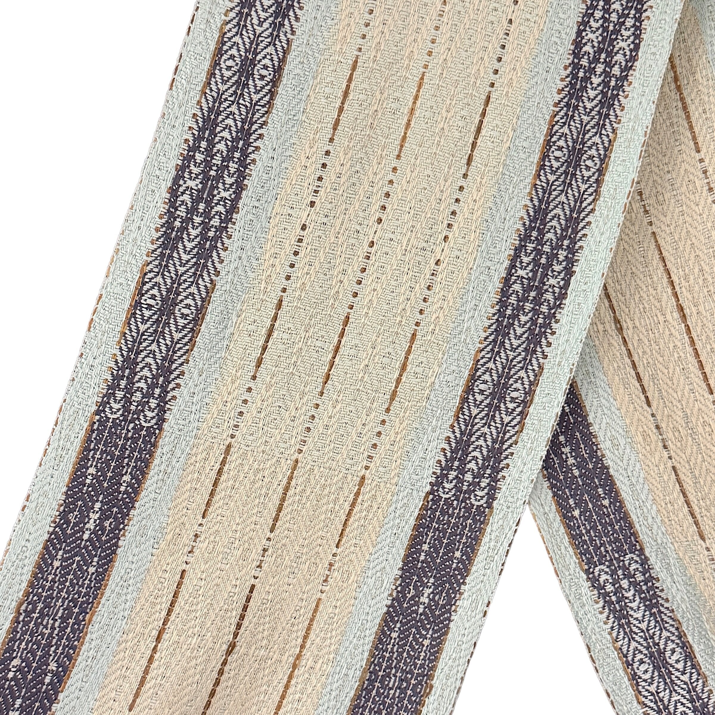 Handwoven Mist Bamboo Table Runner
