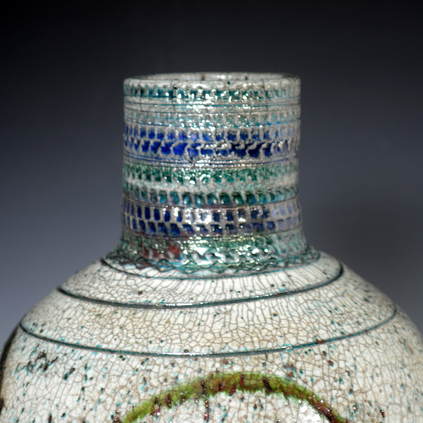 Royalty Raku Vase