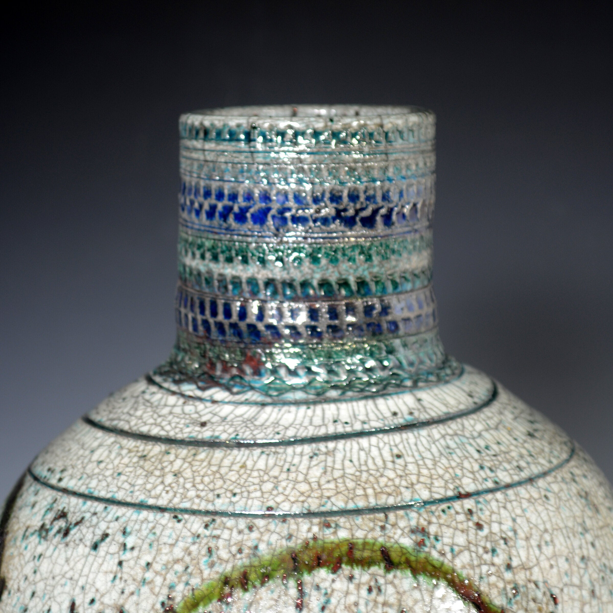 Royalty Raku Vase