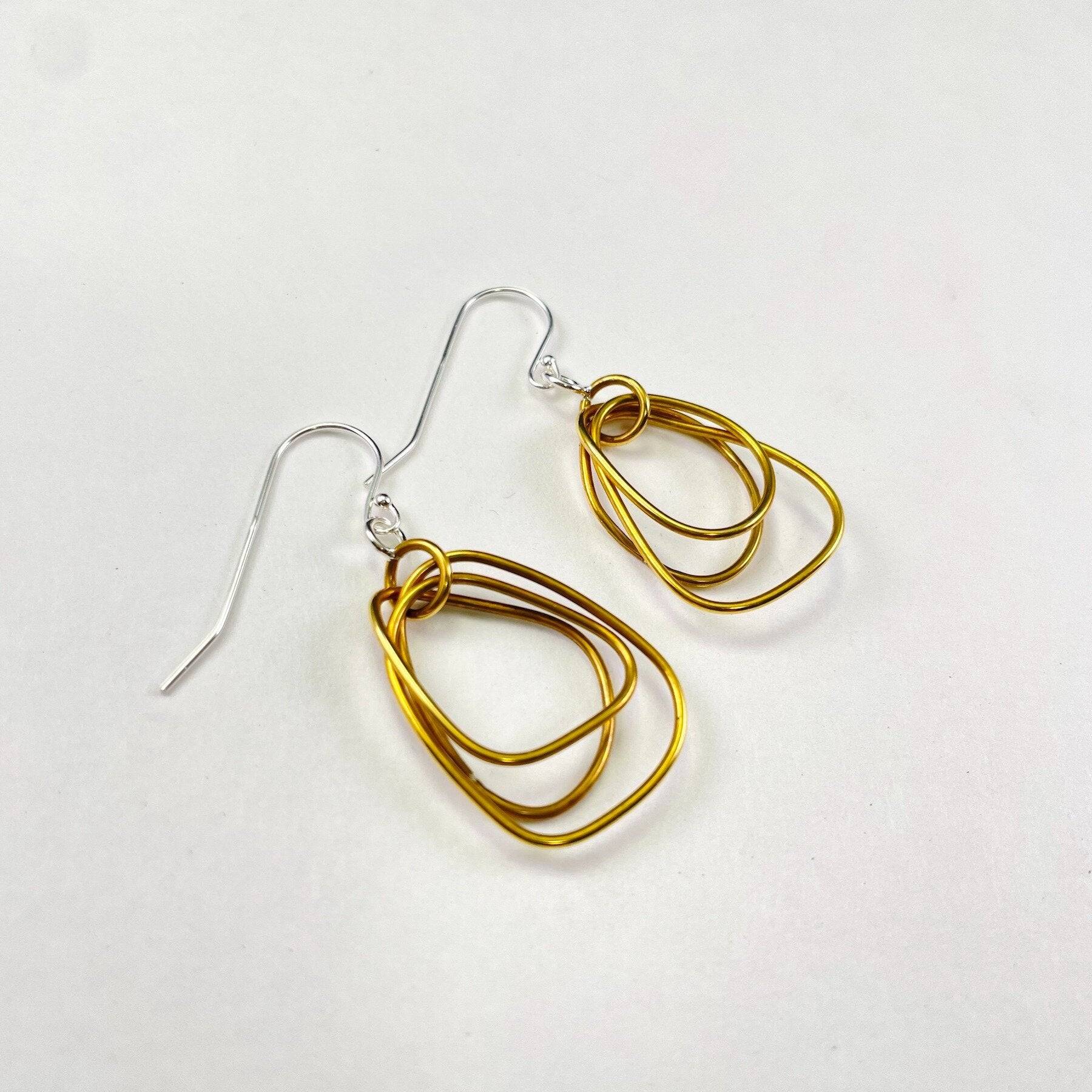 Dangly Mini Scribble Earrings