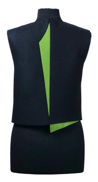 green, back view