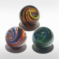clockwise from top: lime mix, ocean with aventurine, boca