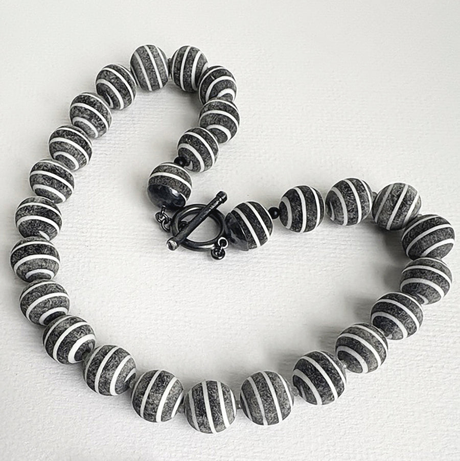 Buffalo Horn & Moonstone Necklace