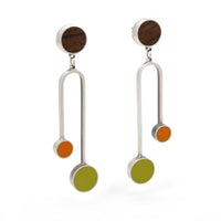 Arch Post Dangle Earrings