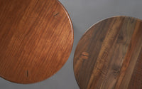 left to right: bubinga, claro walnut