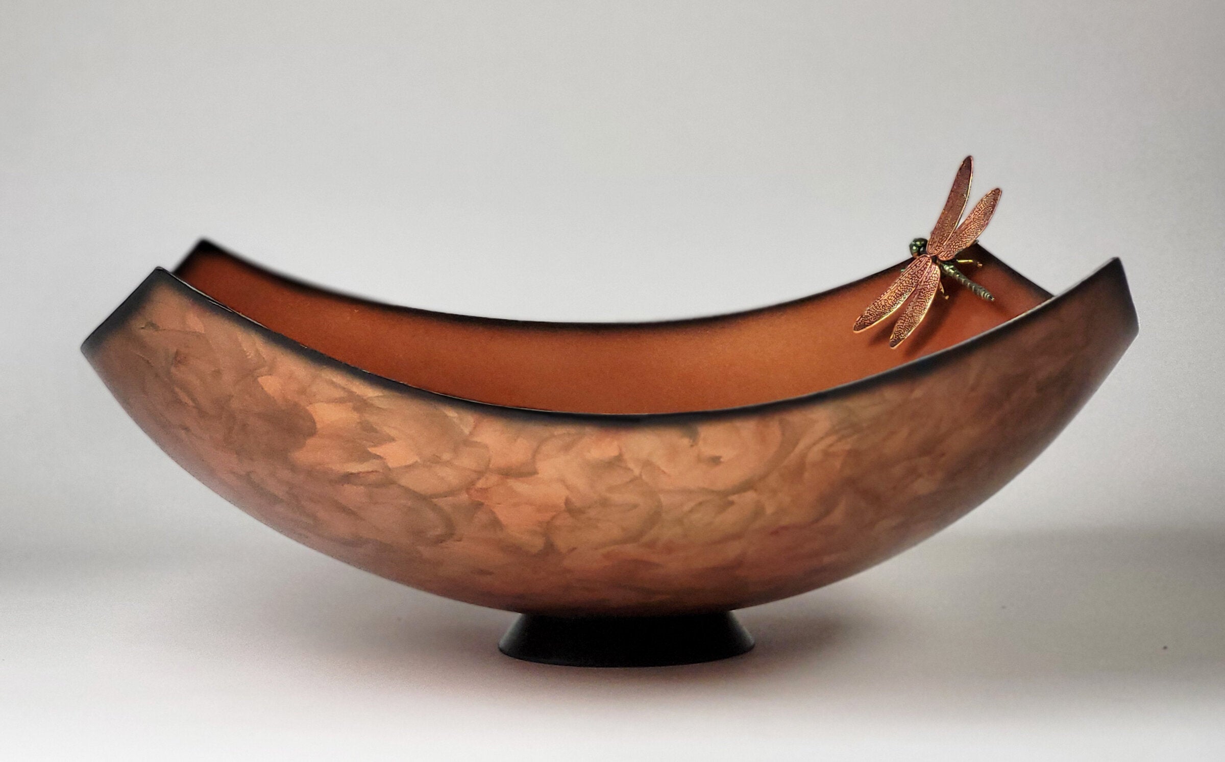 Copper Dragonfly Blessing Bowl