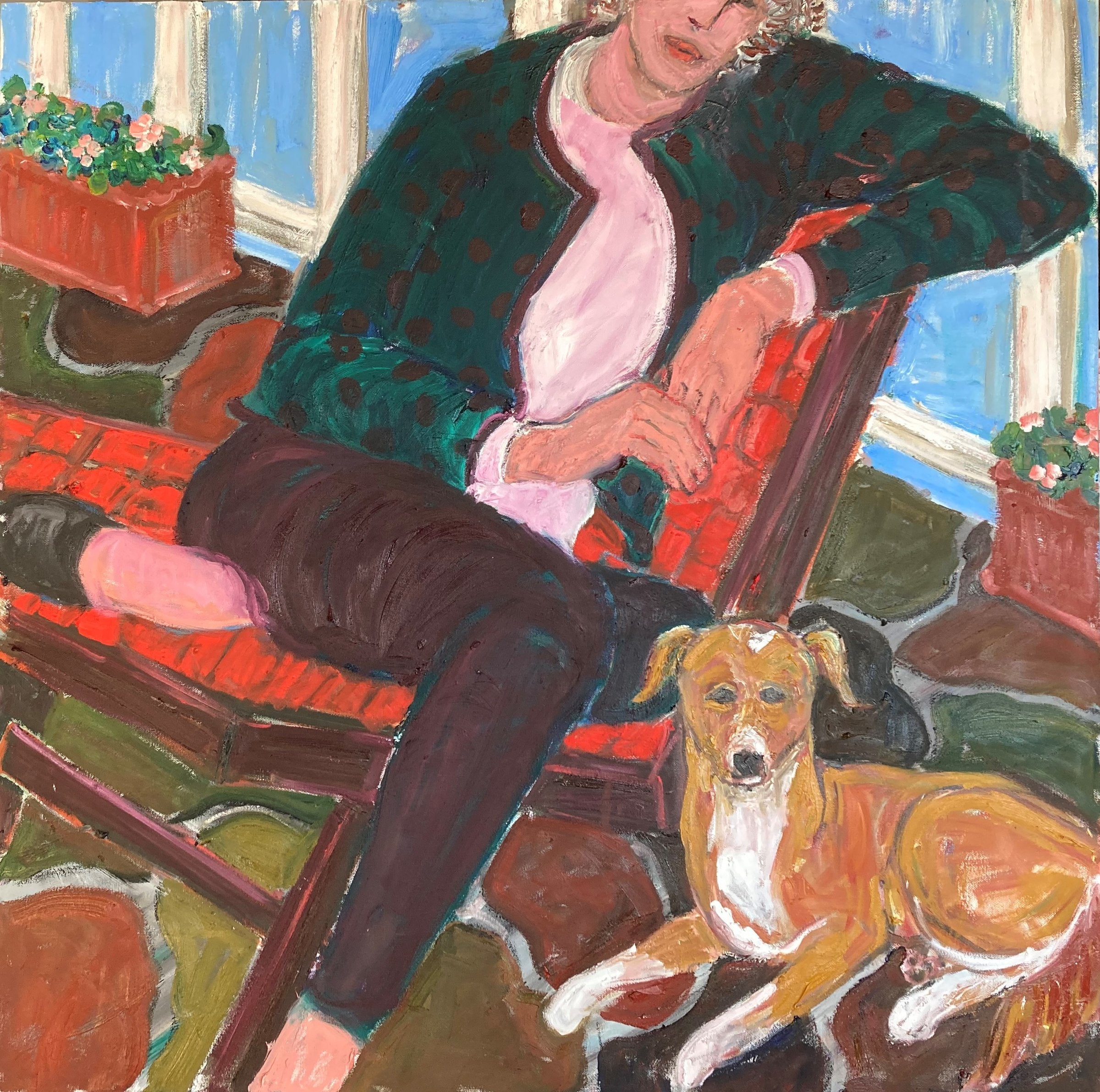 Woman and Puppy
