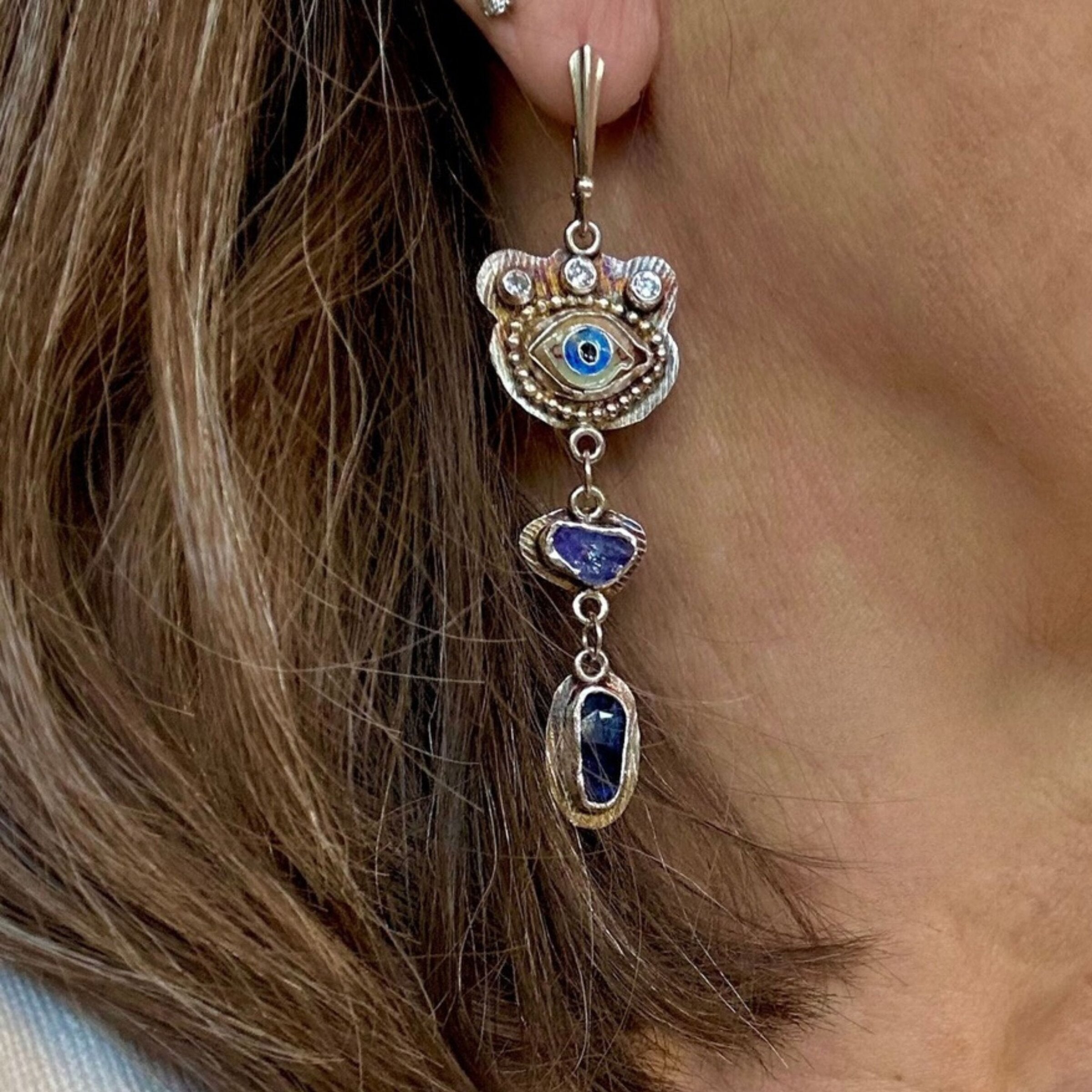 Evil Eye Talisman Earrings II