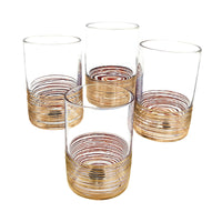 set of four in garnet