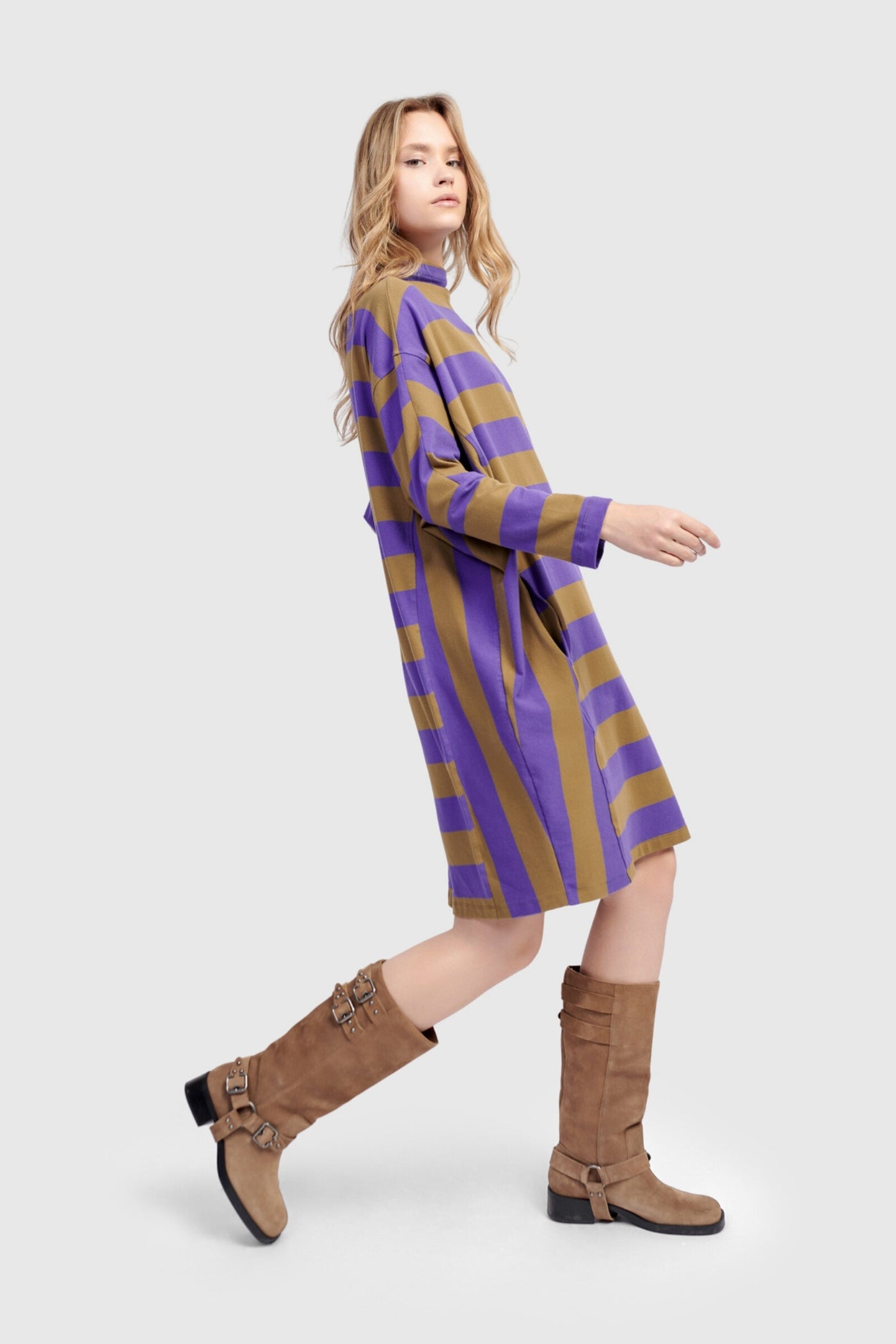Purple/Khaki