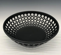 Black Pierced Lace Bowl