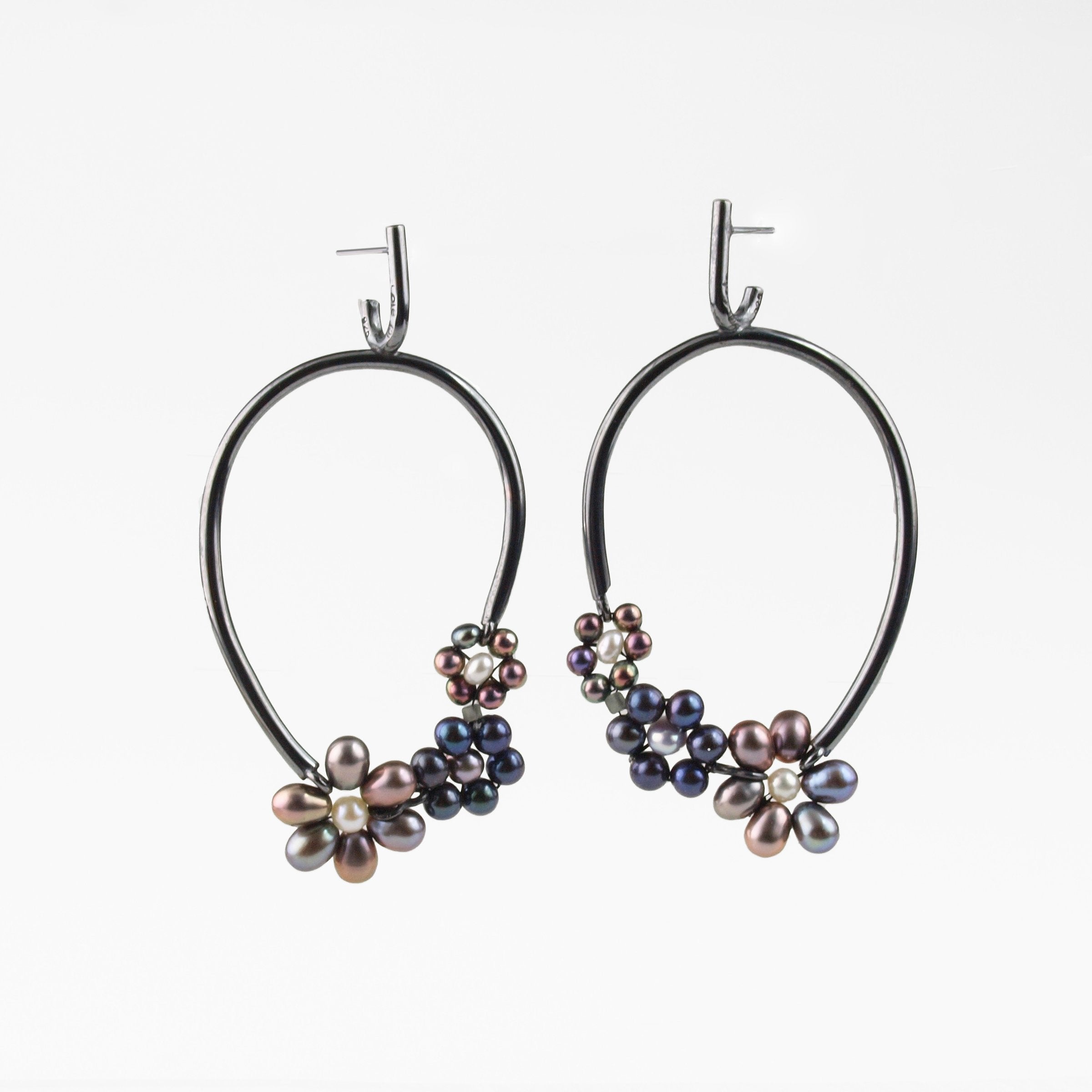 Flower Basket Earrings