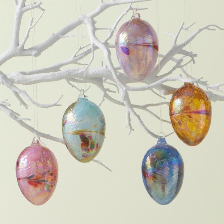 Pastel Egg Suncatchers Set