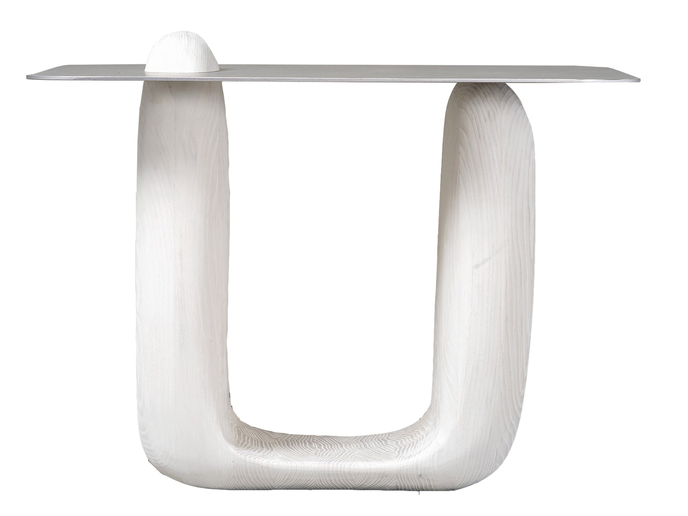 White with Stainless Steel