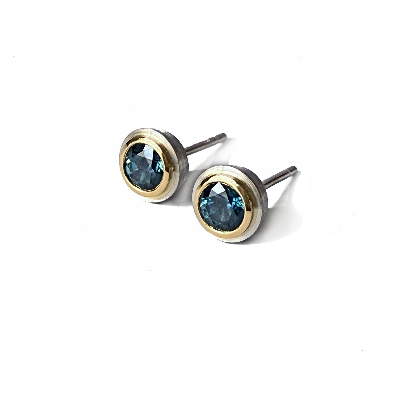Sapphire Simplicity Stud Earrings