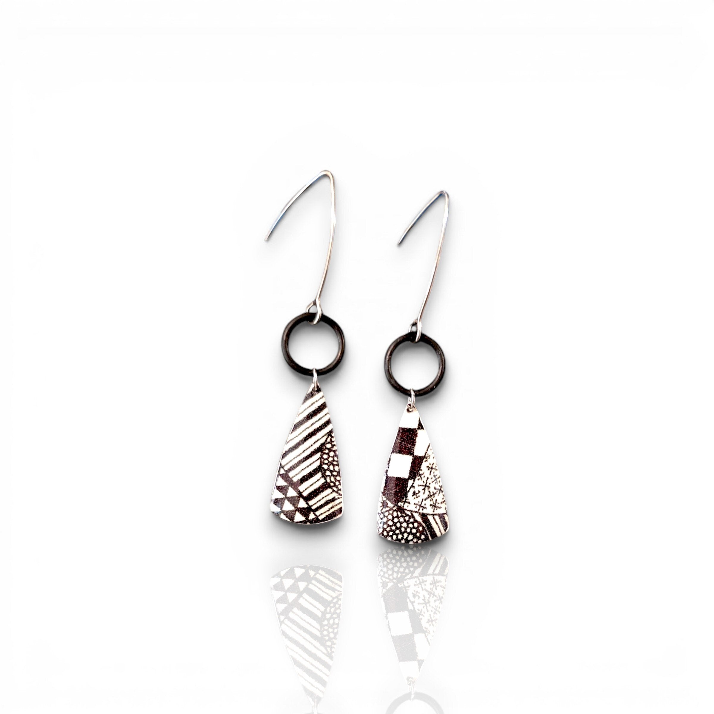 Chromatic Tension O Dangle Earrings