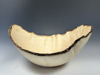 Natural Edge Maple Burl Bowl
