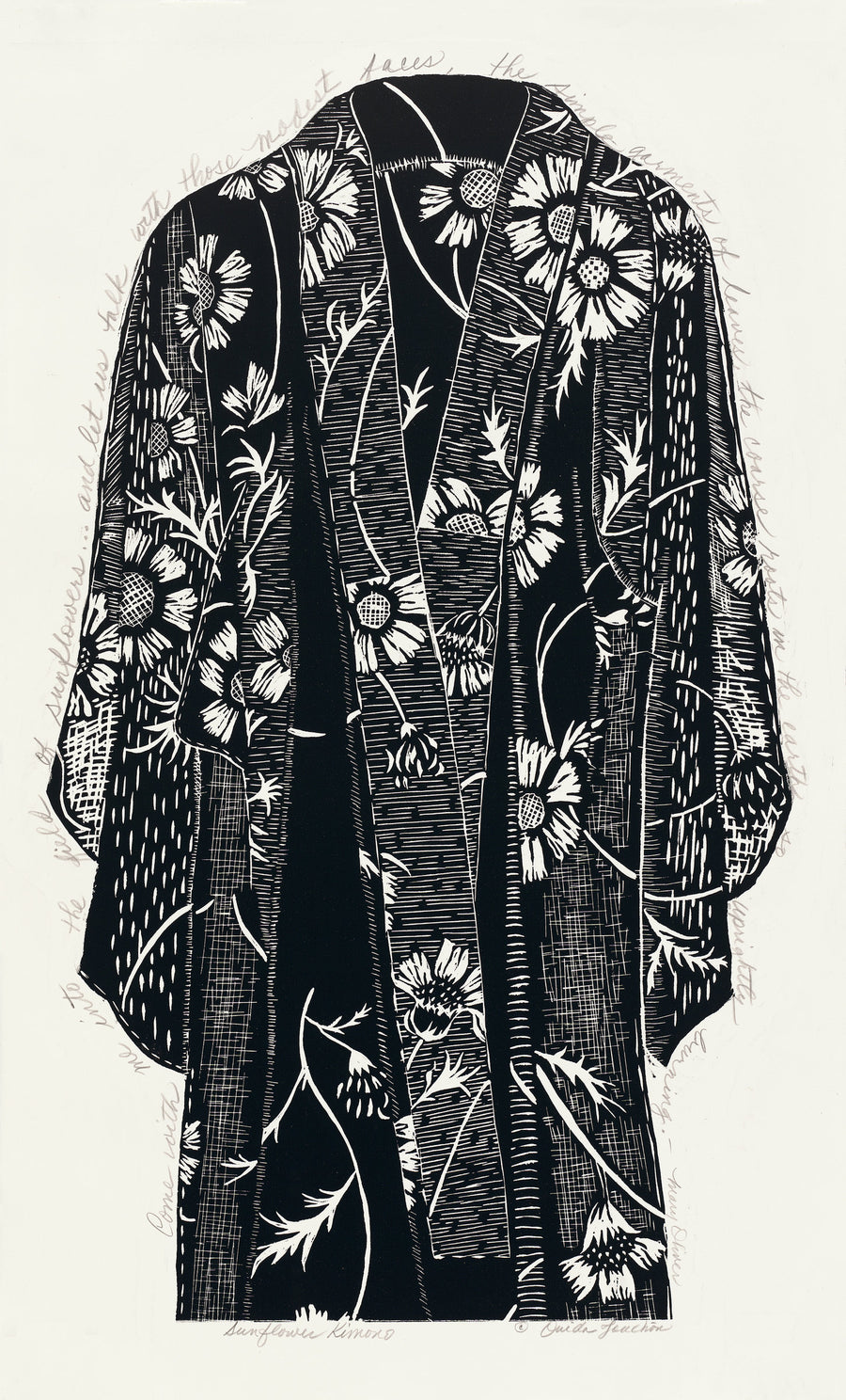 Sunflower Kimono full view | Photo by self