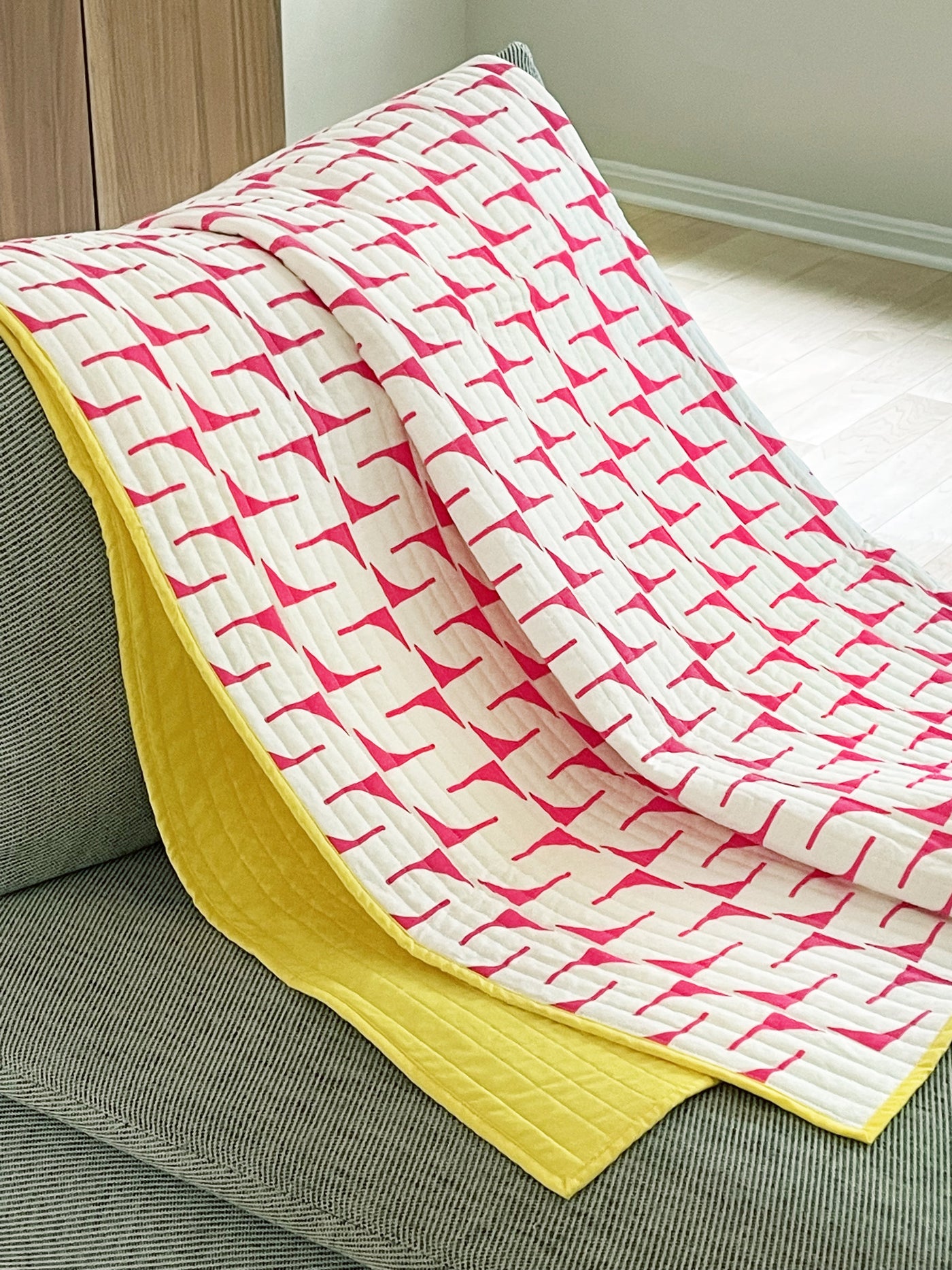 Magenta on White