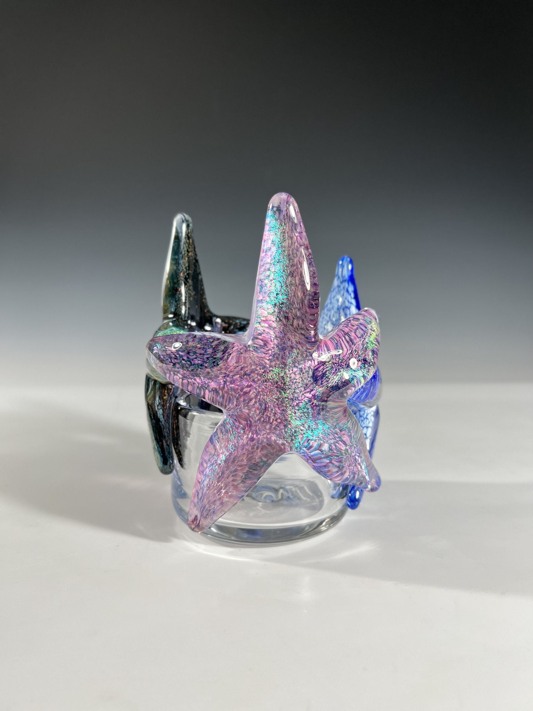 Dichroic Starfish Votive
