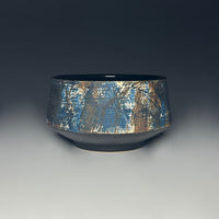 Painterly Tea Bowl in Coastline