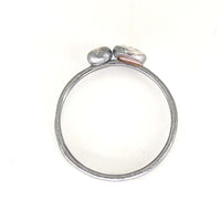 Blue Sapphire Ball & Stamp Ring