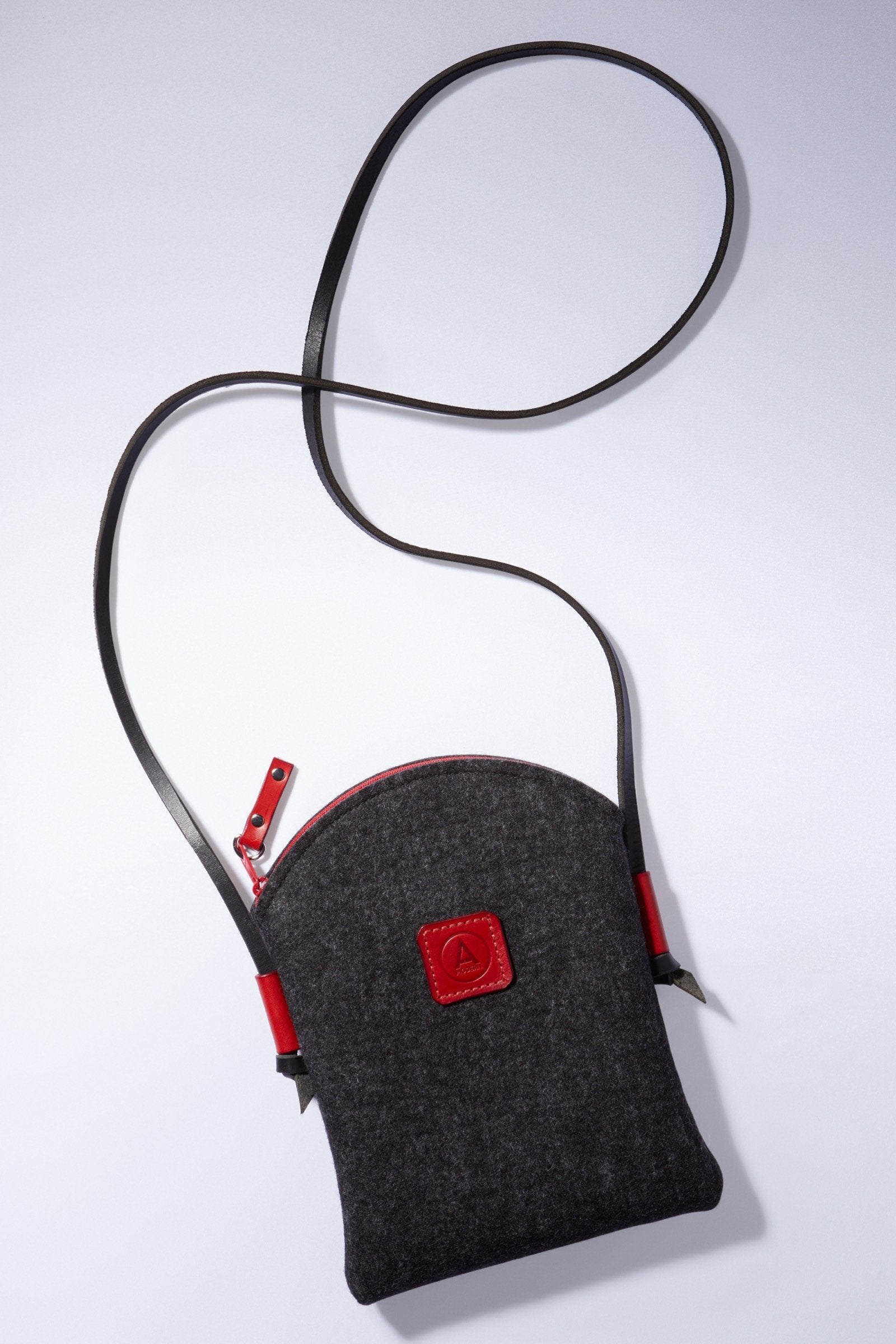 Dark Gray/Red