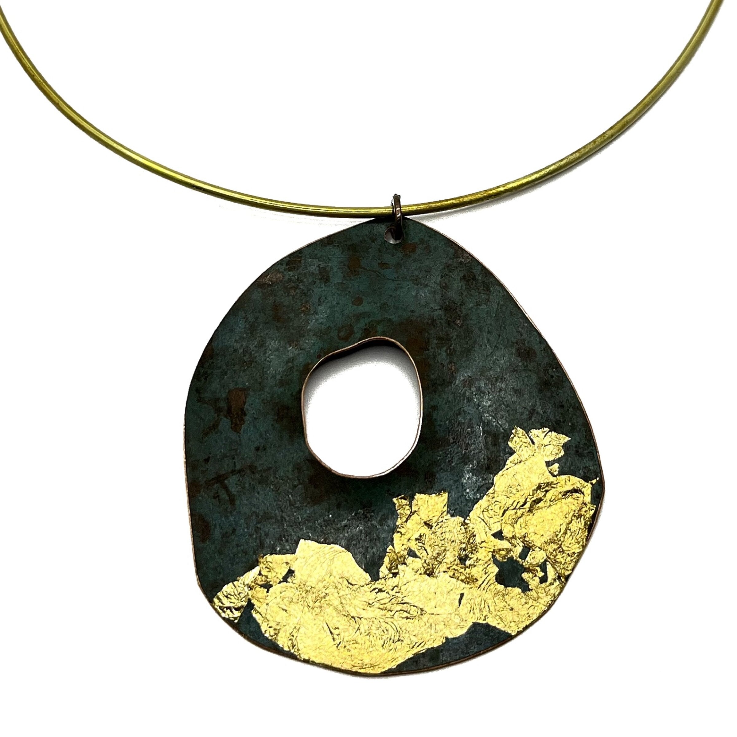 Green and Gold Necklace