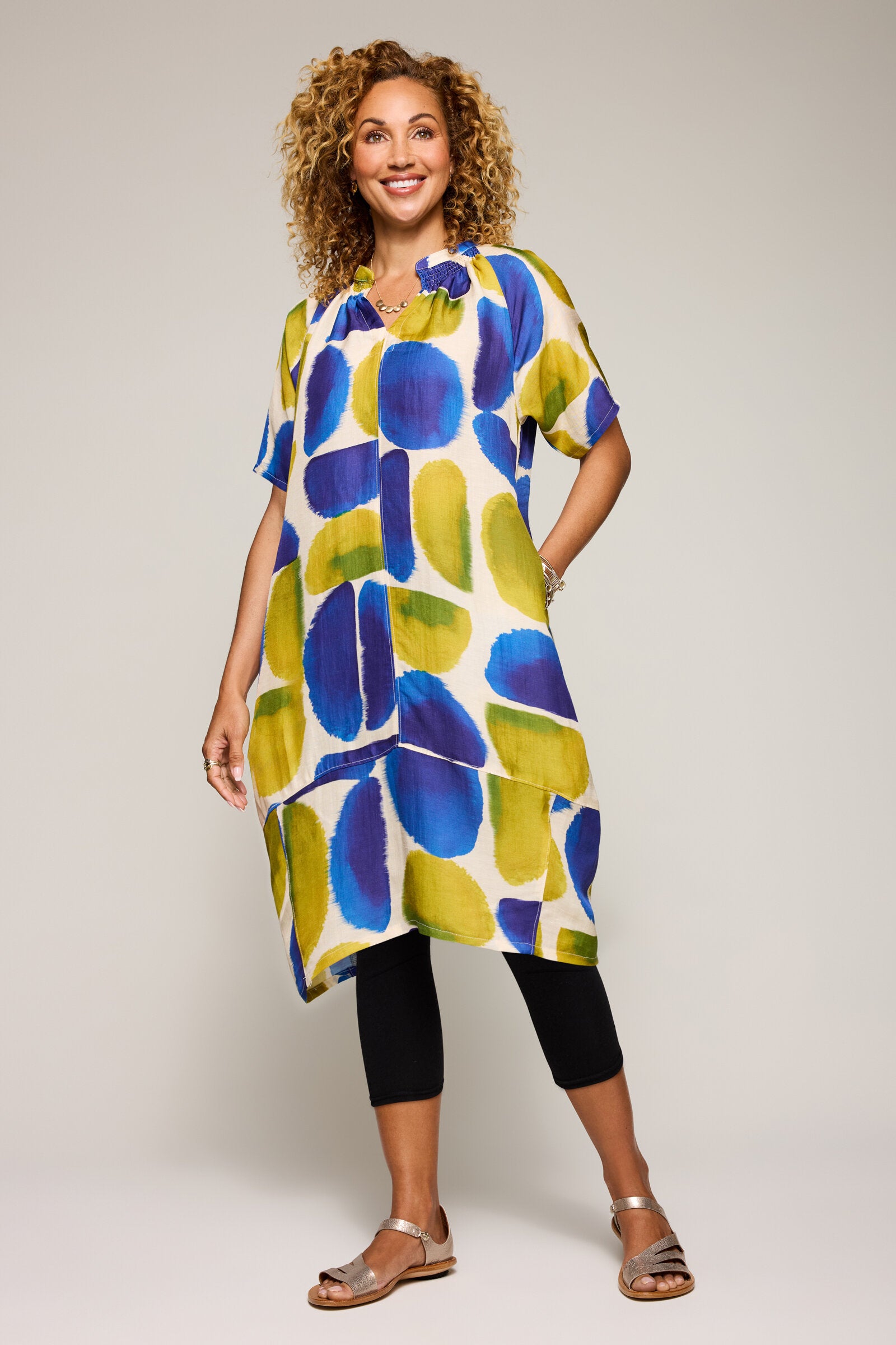 Fluid Linen Vivienne Dress