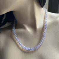 Pink Quartz Sterling Necklace