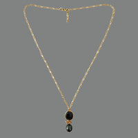 Radiant Sapphire & Pearl Necklace