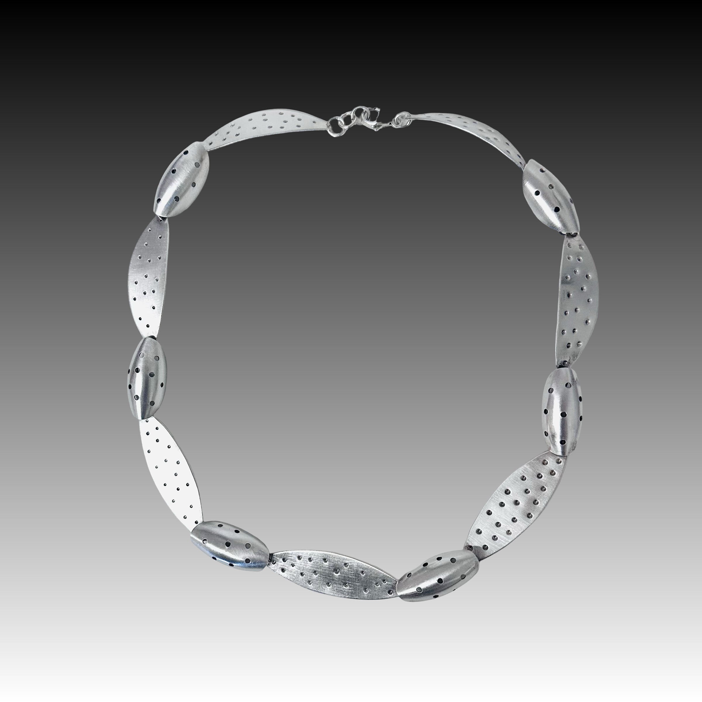 Bubbles Float Up, Rain Falls Down Necklace