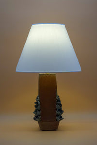 Turquoise Florals Table Lamp