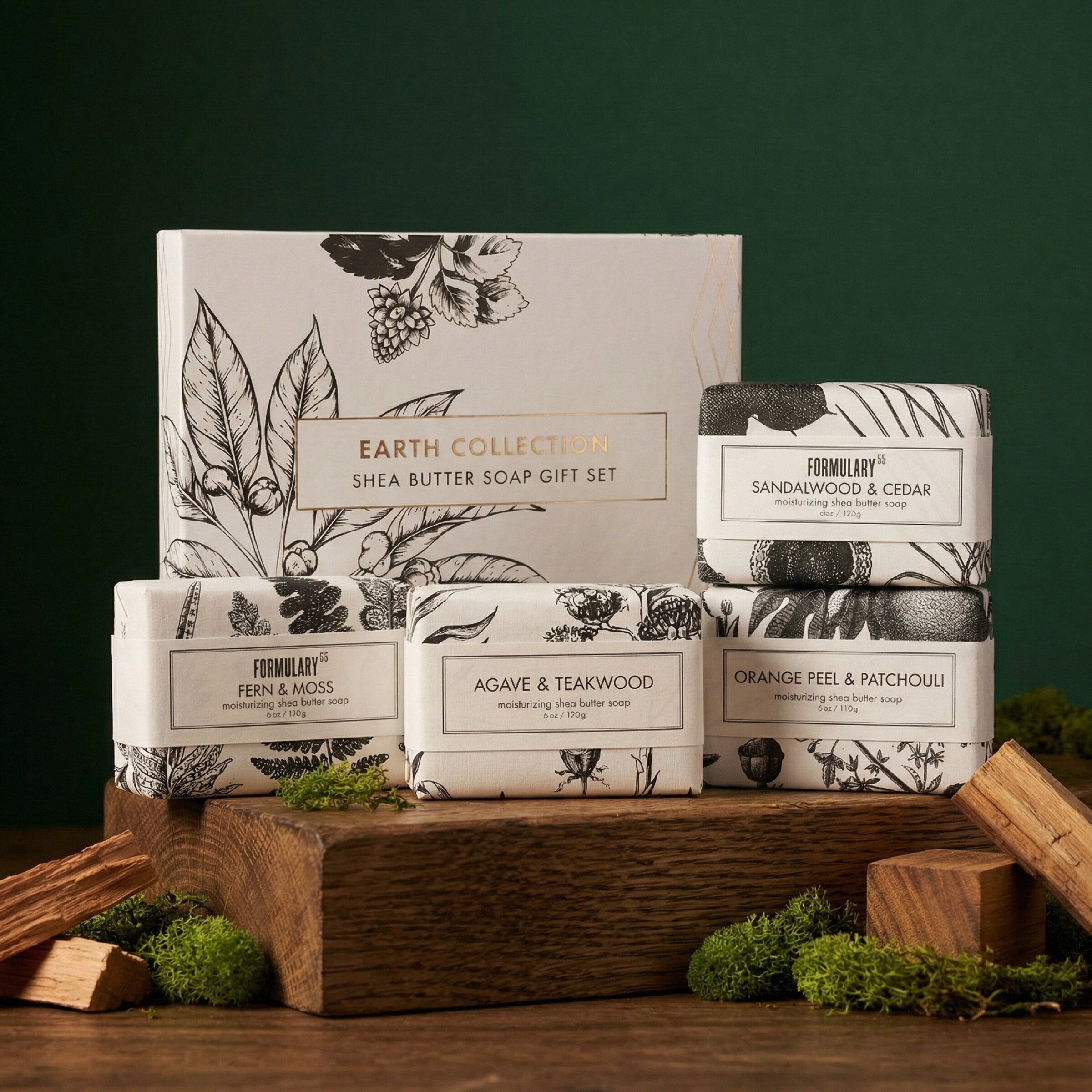 Earthy Collection Shea Butter Soap Gift Set