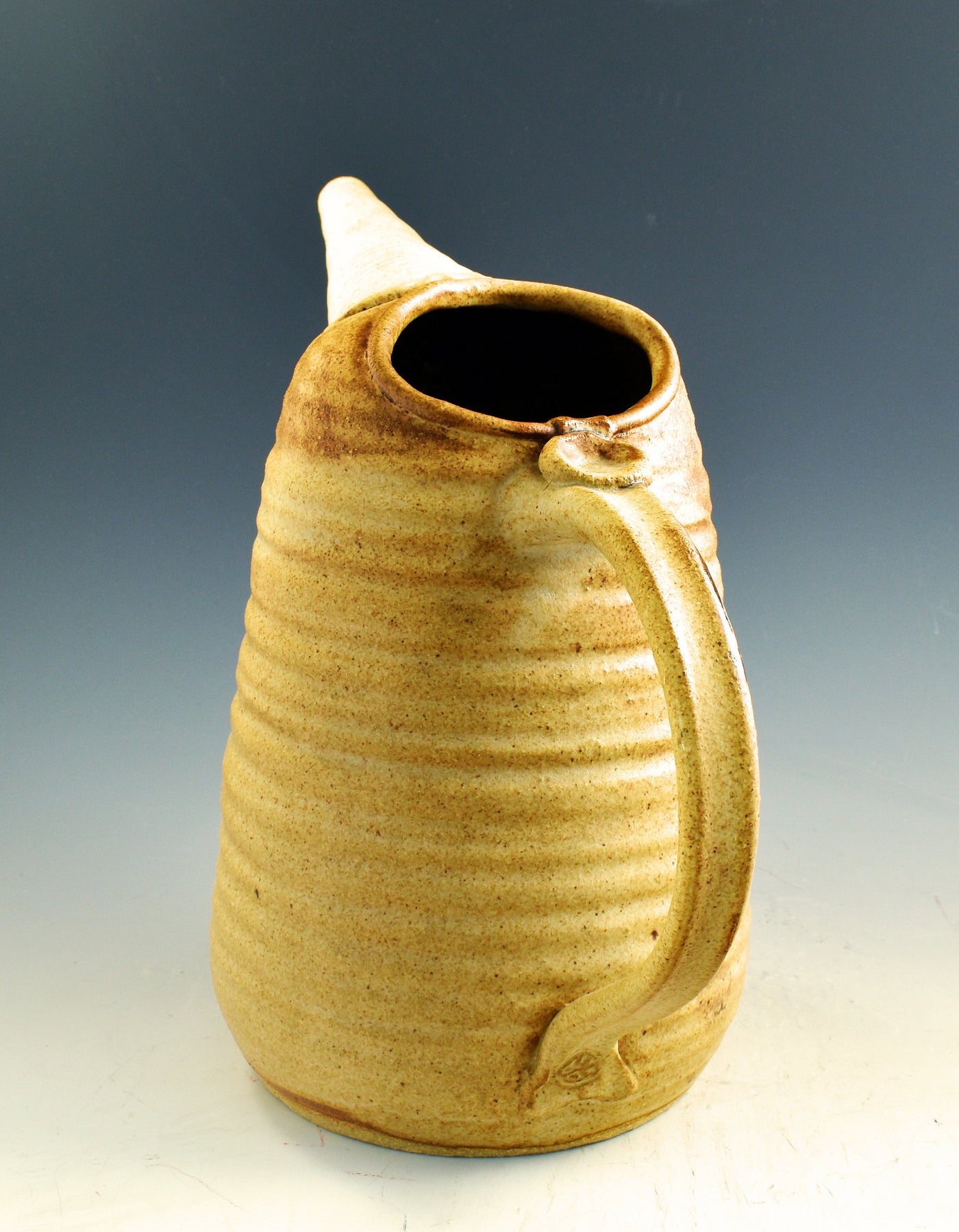 Stoneware Wheel Thrown Pitcher