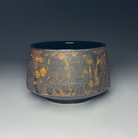 Painterly Tea Bowl in Chocolate