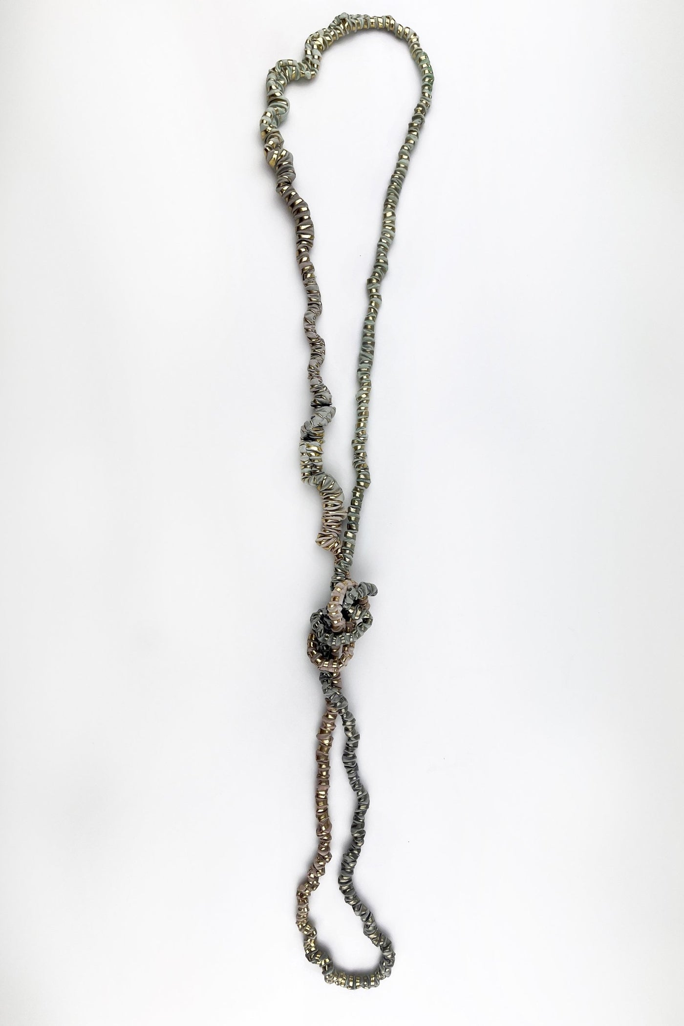 Rustic Long Strand Necklace