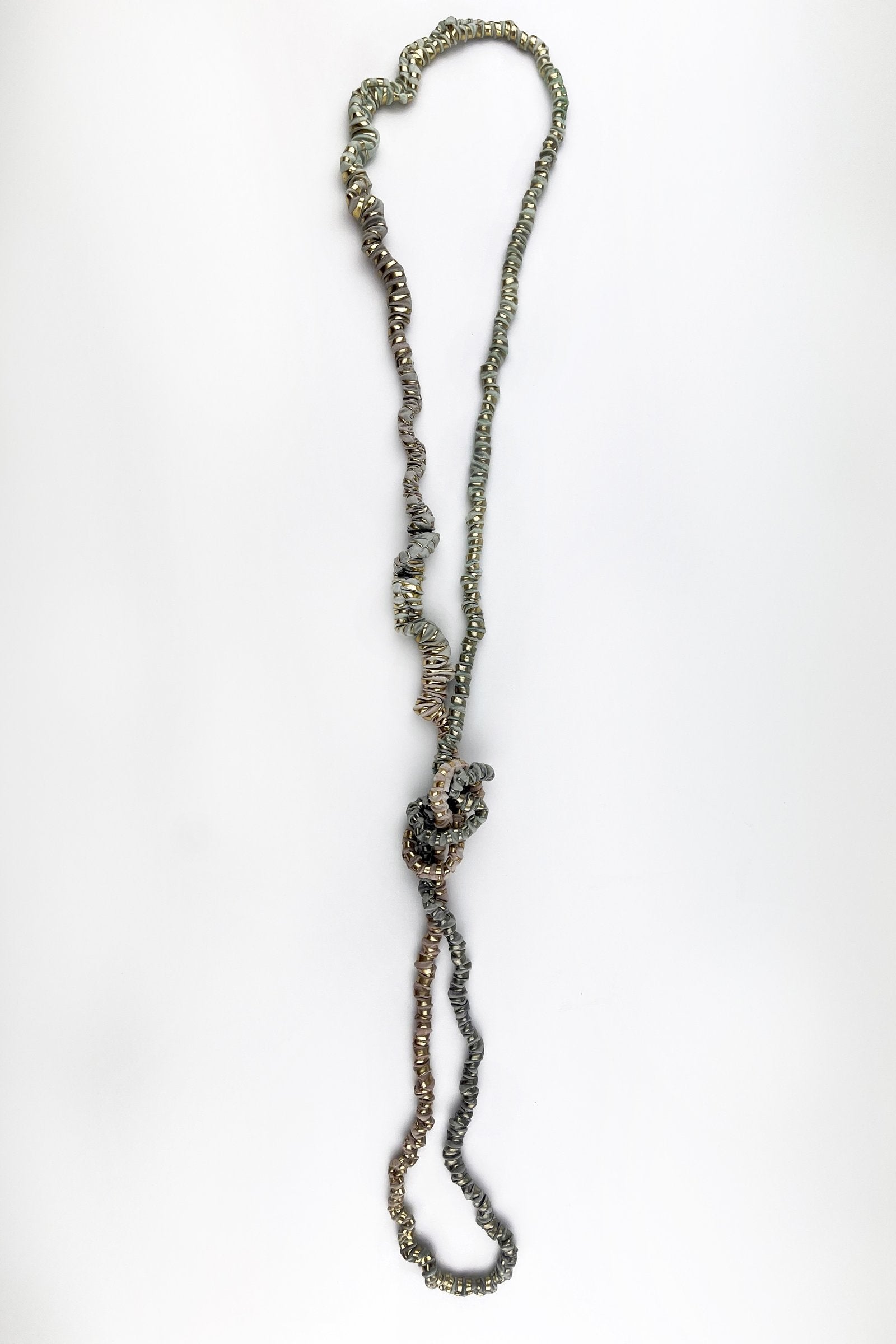 Rustic Long Strand Necklace