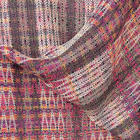 Handwoven Tropical Sunset Chevron Reversible Throw
