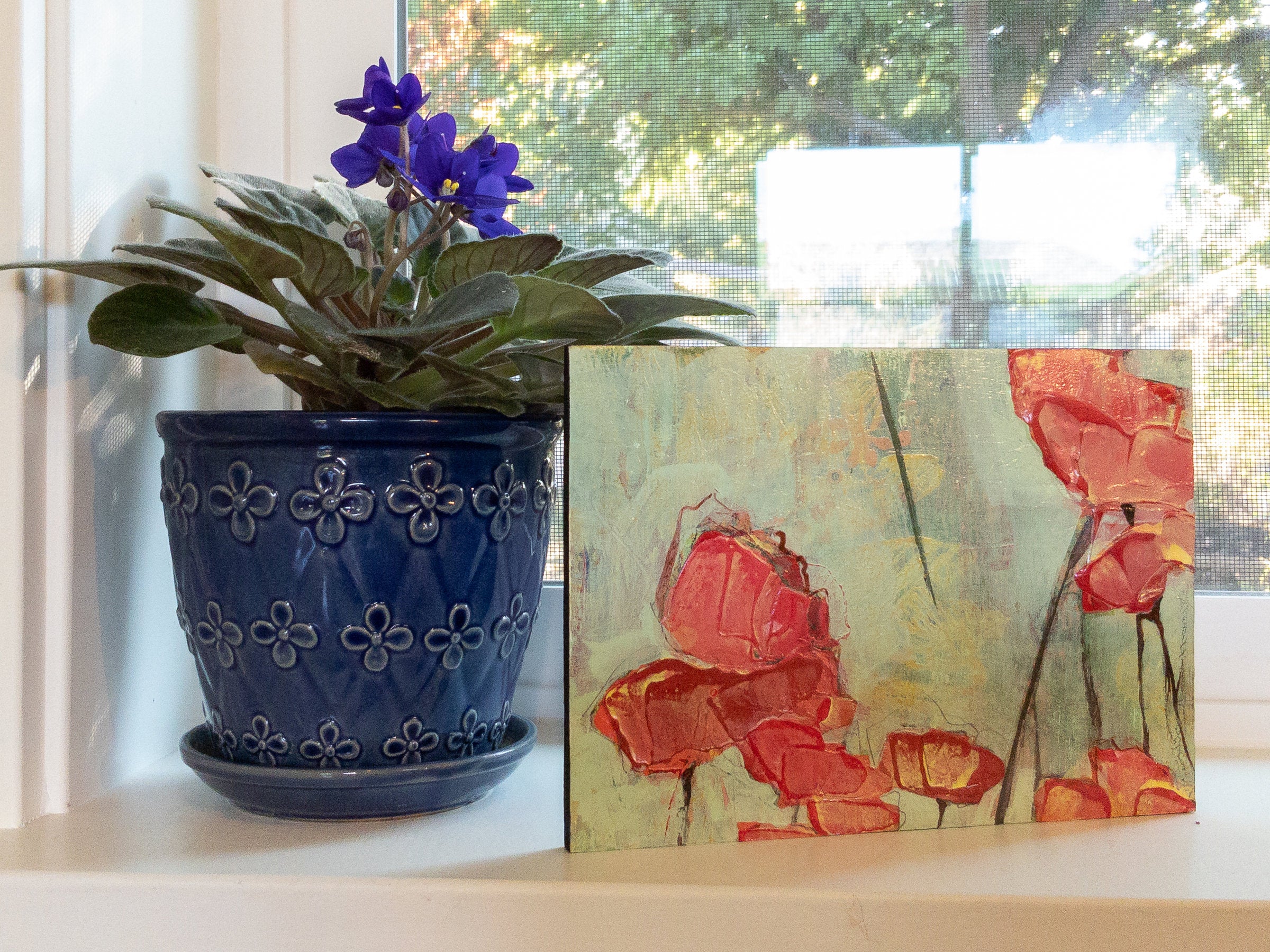 Fields of Pink Poppies I