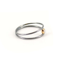 Double Band Diamond Ring