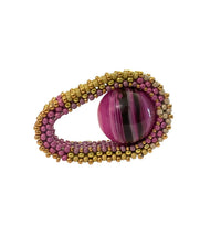 Optical Magenta Pod Ring
