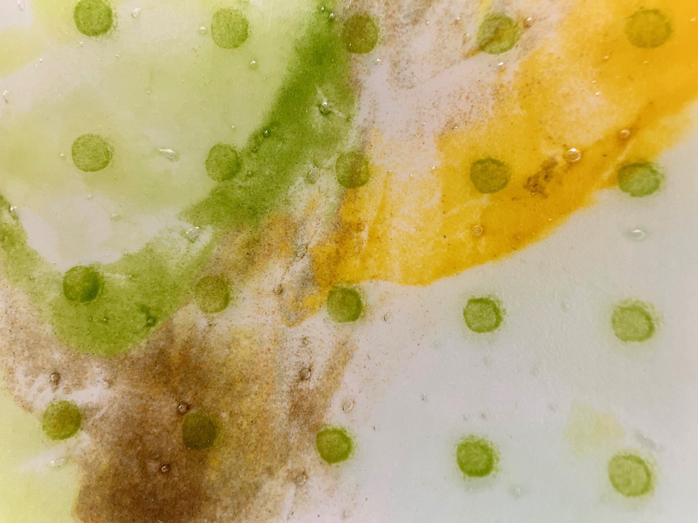 Green Dots Plate