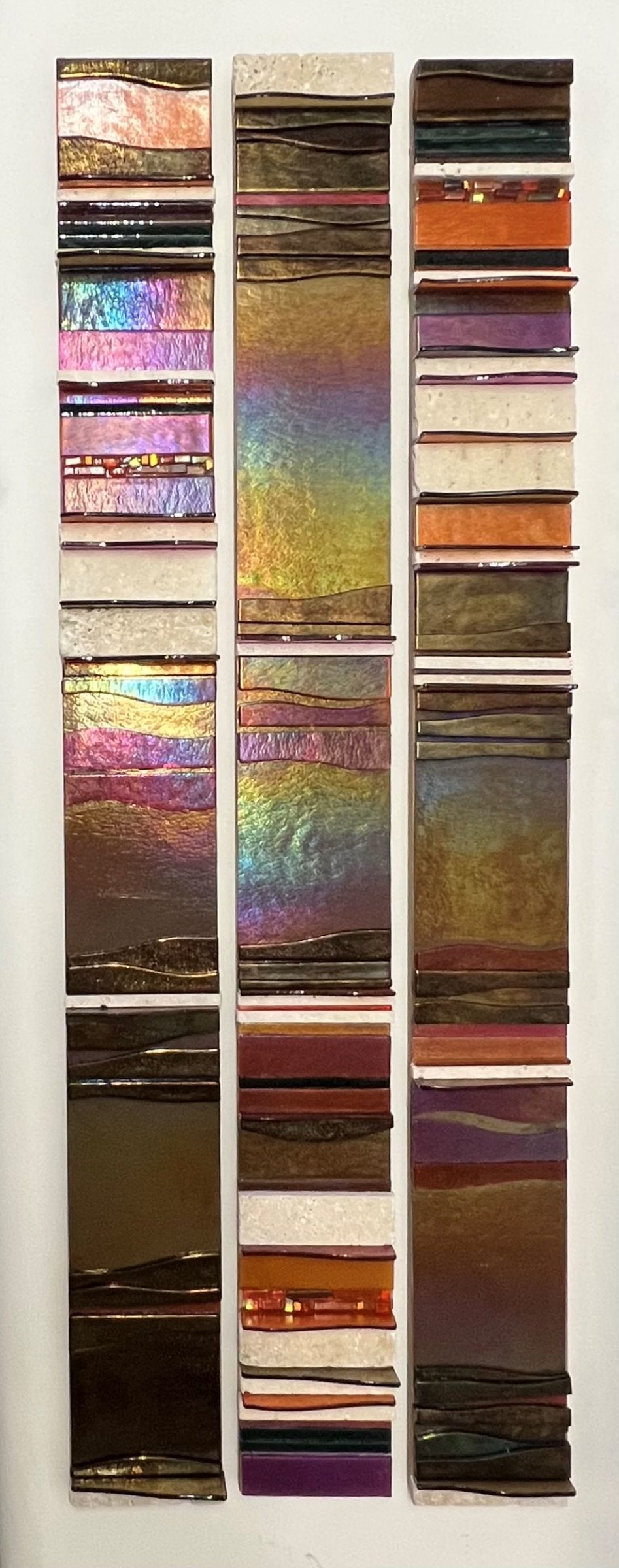 Mosaic Sienna Sunrise I, Mosaic Sienna Sunrise II, Mosaic Sienna Sunrise III.